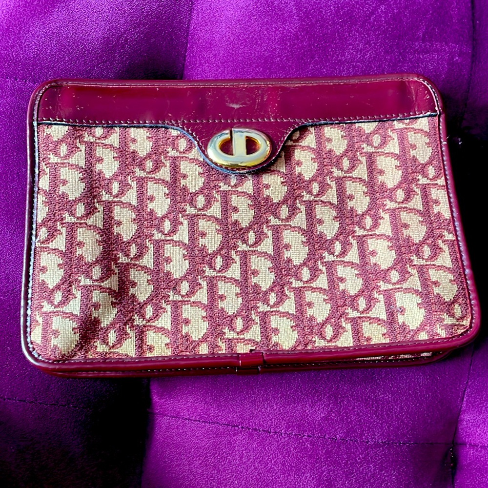 Vintage Dior clutch bag